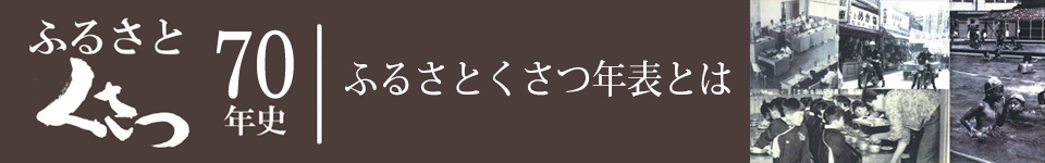 ふるさとくさつ年表とは